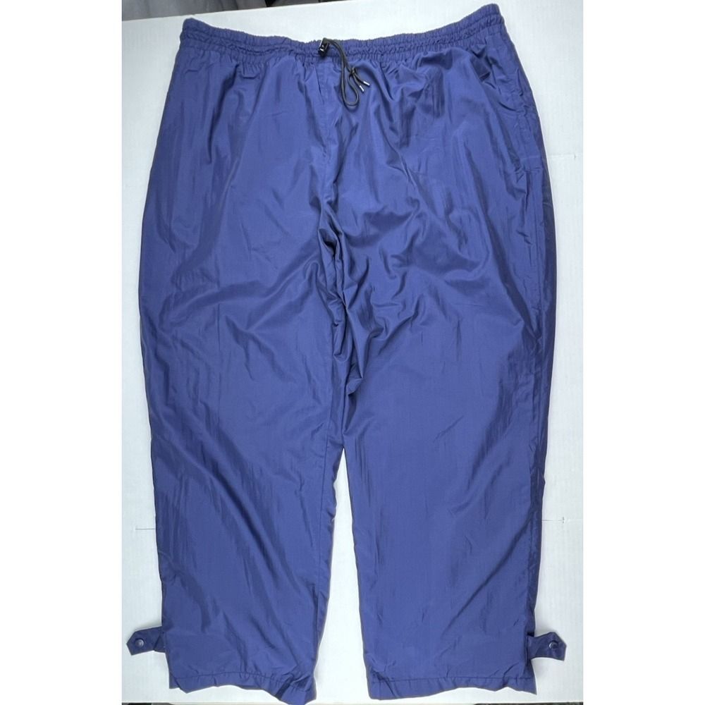 CABELA'S Ultrex Waterproof Rain Pants Mens 3XL Blue Snap Leg Hunting Fishing Out